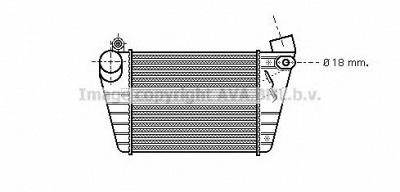 AVA QUALITY COOLING ai4185 -  Интеркулер